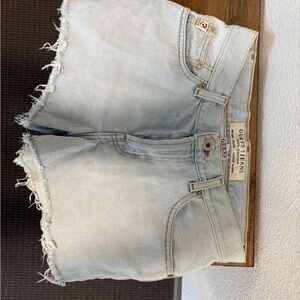 Guess Light Blue Denim Shorts